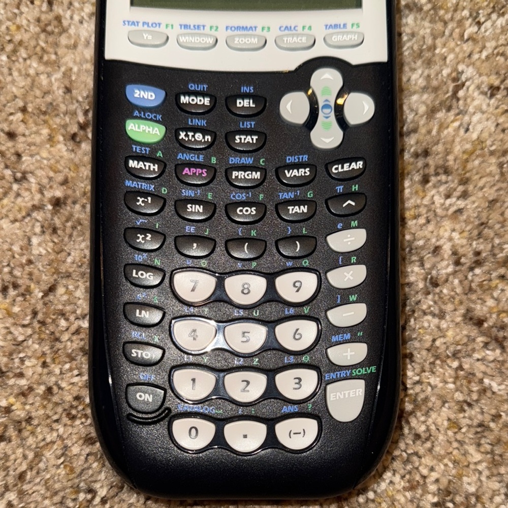 Texas Instruments TI-84 Plus Graphing Calculator - Black - Picture 4 of 5